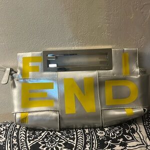 real Vintage Fendi clutch handbag.   Very rare!  In perfect condition!  It’s …